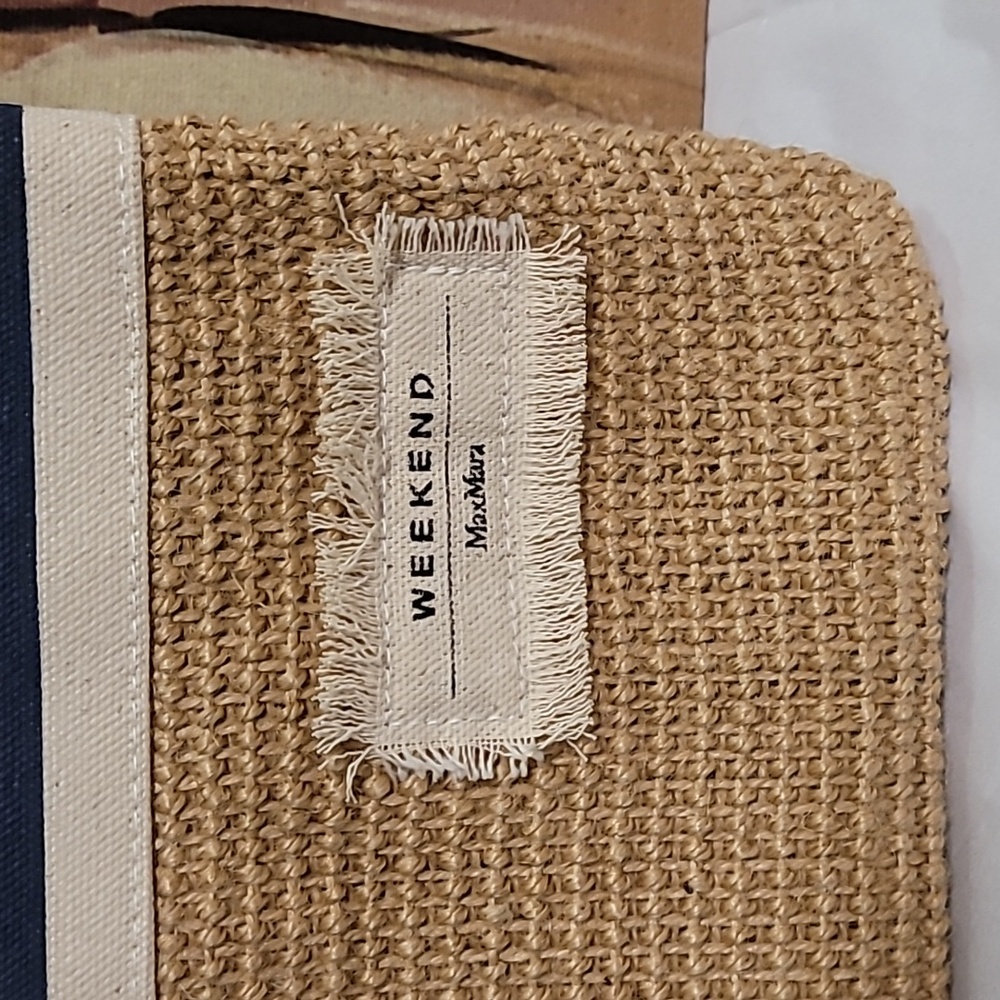 Weekend Max Mara Morris Raffia Clutch - Picture 2 of 6